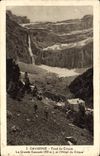 VINTAGE POSTCARD Gavarnie Fund Of the Circus the large cascade and the hotel of the circus