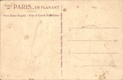 CPA Paris En Flanant Notre Dame 