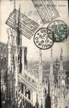 VINTAGE POSTCARD Milano Detaglio Duomo