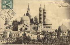 VINTAGE POSTCARD Padova Castle Del Santo