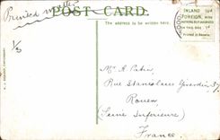 Entrada Cantorbery del St Augustines de la POSTAL de la VENDIMIA