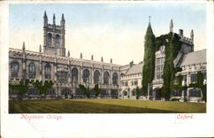 VINTAGE POSTCARD Oxford Magdalen College