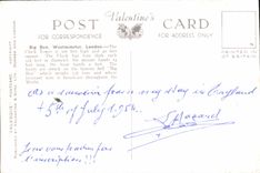 POSTAL MODERNA Ben grande Westminster Londres