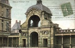 VINTAGE POSTCARD Fontainebleau the palate the baptistry
