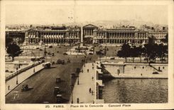 CPA Paris Place de la Concorde 