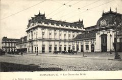 CPA Bordeaux La Gare du Midi