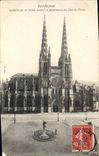VINTAGE POSTCARD Bordeaux Cathedral of Saint Andre and Monument of Gloria Victis