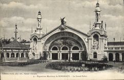 CPA Bordeaux Exposition Maritime Le grand palais 