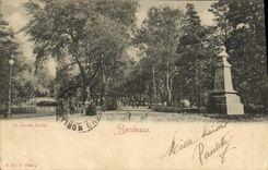 CPA Bordeaux Le jardin public