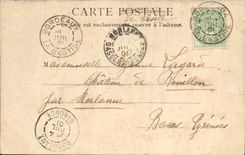 CPA Bordeaux Le jardin public