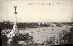 CPA Bordeaux Esplanade Des Quinconces