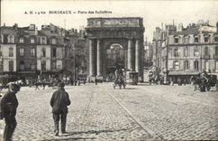 VINTAGE POSTCARD Bordeaux Carries of Salinieres Tramway