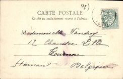 VINTAGE POSTCARD Bordeaux the Metallic bridge of the Railroad