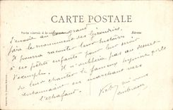 VINTAGE POSTCARD Bordeaux Monument of the Gurnards