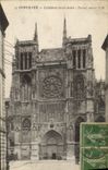 VINTAGE POSTCARD Bordeaux Cathedral Saint Andre Southern Portail