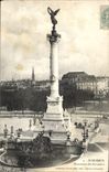 CPA Bordeaux Monument des Girondins