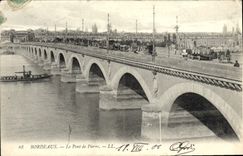 CPA Bordeaux Le Pont de Pierre