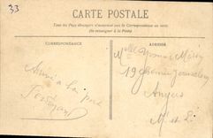 VINTAGE POSTCARD Bordeaux Train station Of the South Tram