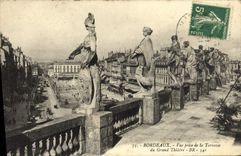 CPA Bordeaux Vue Prise de la Terrasse du grand theatre 