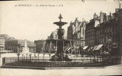 CPA Bordeaux Les Allees de Tourny