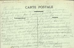 VINTAGE POSTCARD Bordeaux Course of Tourny Entered Tram