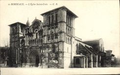 CPA Bordeaux L'Eglise Sainte Croix