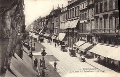 CPA Bordeaux Le Cours de L'Intendance Tramway