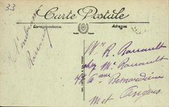 CPA Bordeaux L'Hotel de Ville Tramway