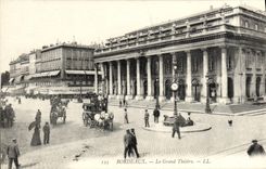 CPA Bordeaux La Grand Theatre