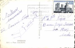 CPM Bordeaux Place Jean Jaures