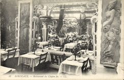 CPA Bordeaux Restaurant du Chapon Fin