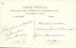 VINTAGE POSTCARD Bordeaux the fountain of the Three Graces