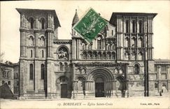 CPA Bordeaux Eglise Sainte Croix