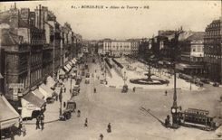 VINTAGE POSTCARD Bordeaux Gone of Tourny Tram Jewels Fix Hairdresser
