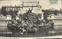 CPA Bordeaux Monument des Girondins