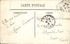 VINTAGE POSTCARD Bordeaux the Garden of the Town hall