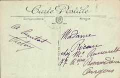 VINTAGE POSTCARD Bordeaux Quay of Burgundy Boats