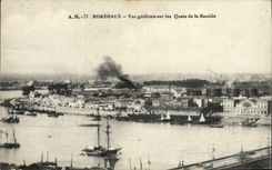 CPA Bordeaux Vue Generale les Quais de la Bastide