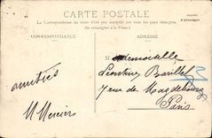 VINTAGE POSTCARD Train station of St Jean Bordeaux