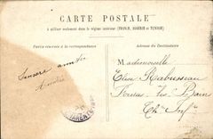 VINTAGE POSTCARD Bordeaux Places Tourny