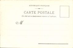 VINTAGE POSTCARD Bordeaux Esplanade of the Quincunxes and Rostrales Columns