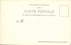 VINTAGE POSTCARD Bordeaux Esplanade of the Quincunxes and Monument of the Of Gironde ones