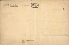 VINTAGE POSTCARD Am House von Paul Stolle