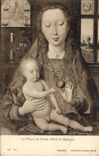 VINTAGE POSTCARD the Virgin with the Apple Bruges Holy Hospital Jean