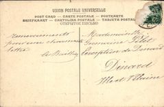 VINTAGE POSTCARD Gleyre lost lllusions Museum of Louvre Paris Boat