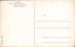 CPA C Wuttke Assuan Cuisine au bazar Egypt Egypte