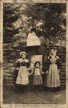 CPA Coiffes de Rosporden et de Pluvigner Folklore