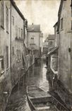 VINTAGE POSTCARD Amiens the street of the Stage coaches