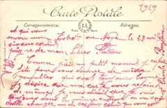 Mercado de Amiens de la POSTAL de la VENDIMIA en el agua