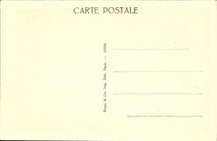 VINTAGE POSTCARD Museum of Louvre Bacchus L da Vinci